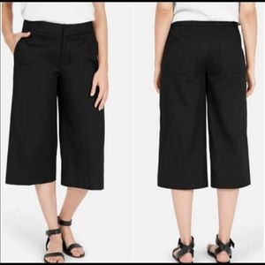 Everlane Cotton Wide Leg Capri Pants Bottoms